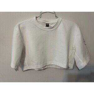 ADIDAS STELLA MCCARTNEY FUTURE PLAYGROUND CROPPED ACTIVE TEE XS NWOT